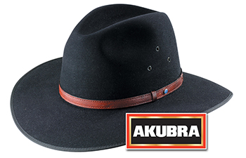 Akubra Coober Pedy Black Hat