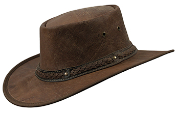 Barmah Squashy Roo Hickory Crackle Hat - 1018HC